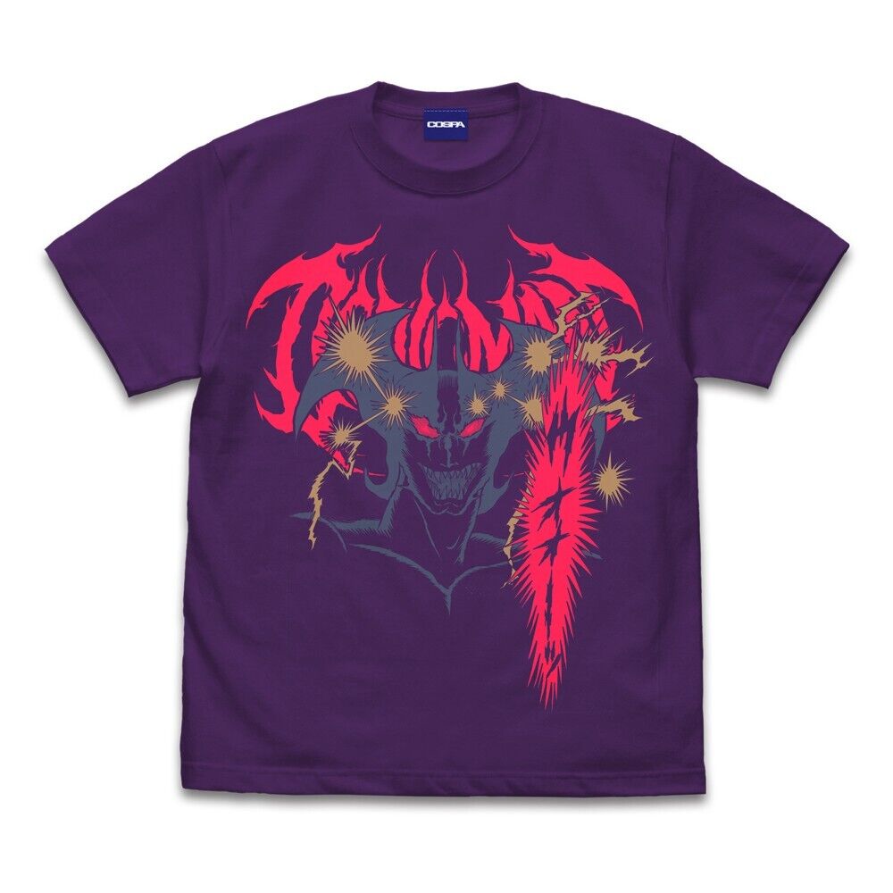 Devilman Go Nagai T-shirt Purple L Size Japan Limited Cosplay