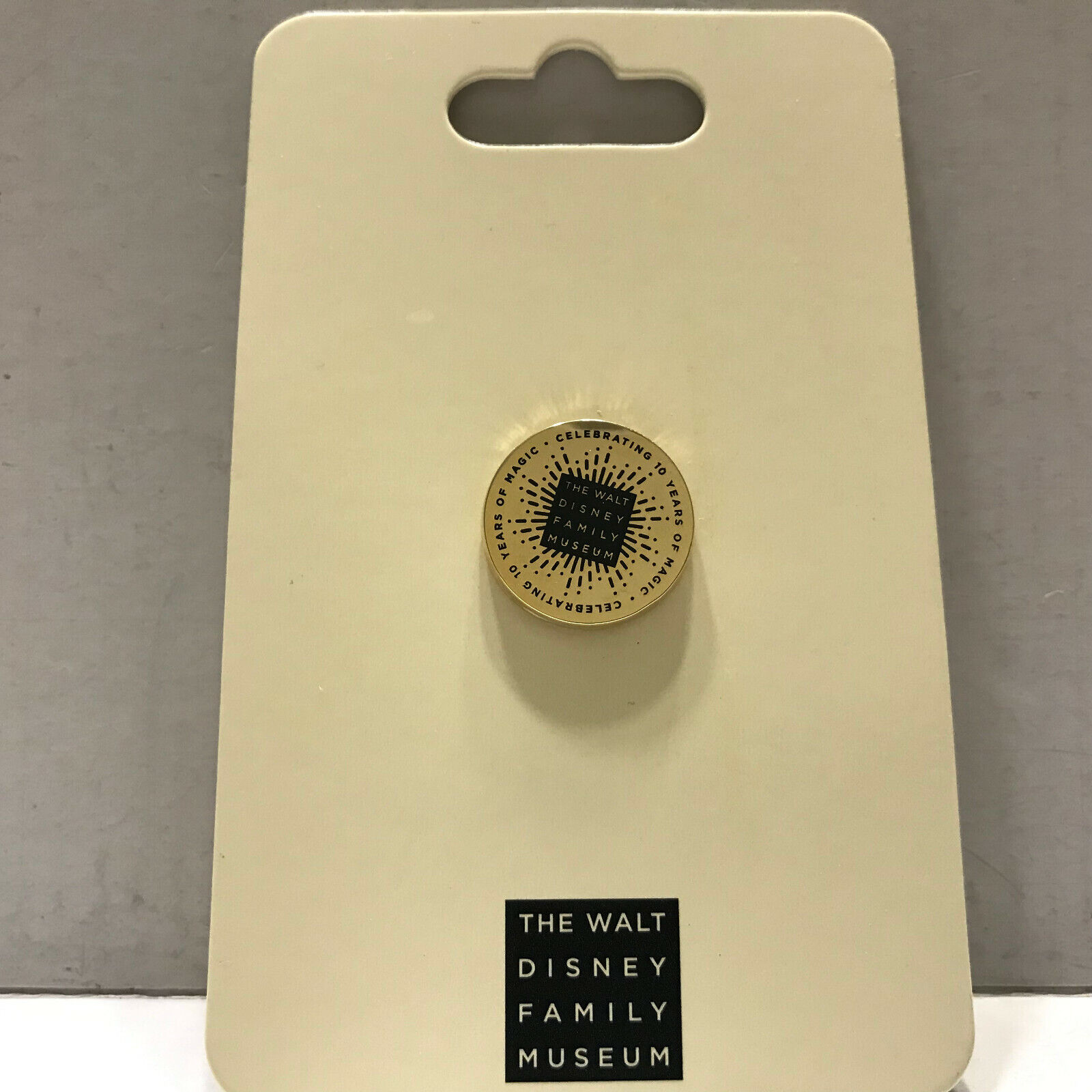 The Walt Disney Family Museum Pin from D23 2019 Disney Booth
