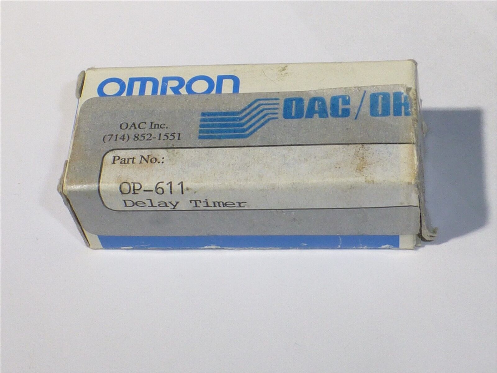 New In package Omron DP-611 type H3Y-4 5 second 24VDC delay timer
