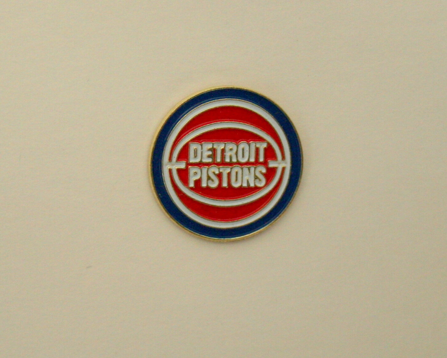 2 Vintage 1990s Detroit Pistons Retro Basketball NBA Team Logo Pin NOS New 