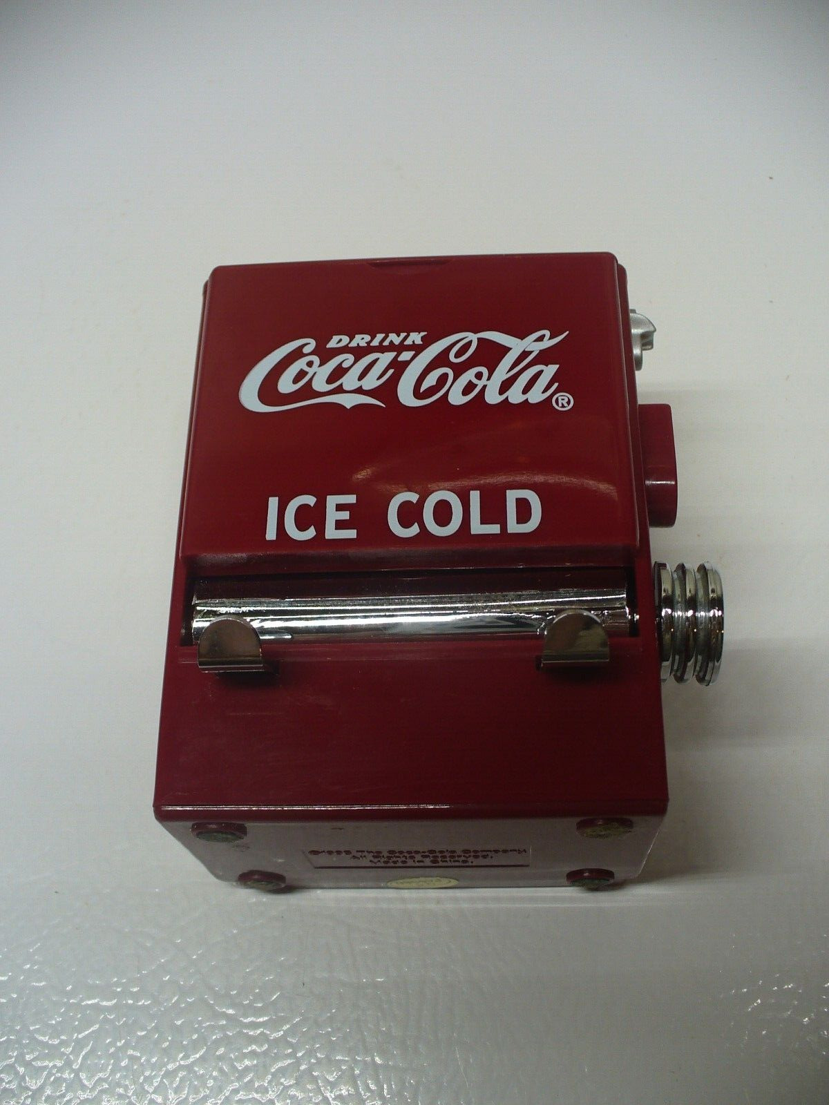 Vintage 1995 Coca Cola Toothpick Dispenser Holder Red Cooler Coke Collectible