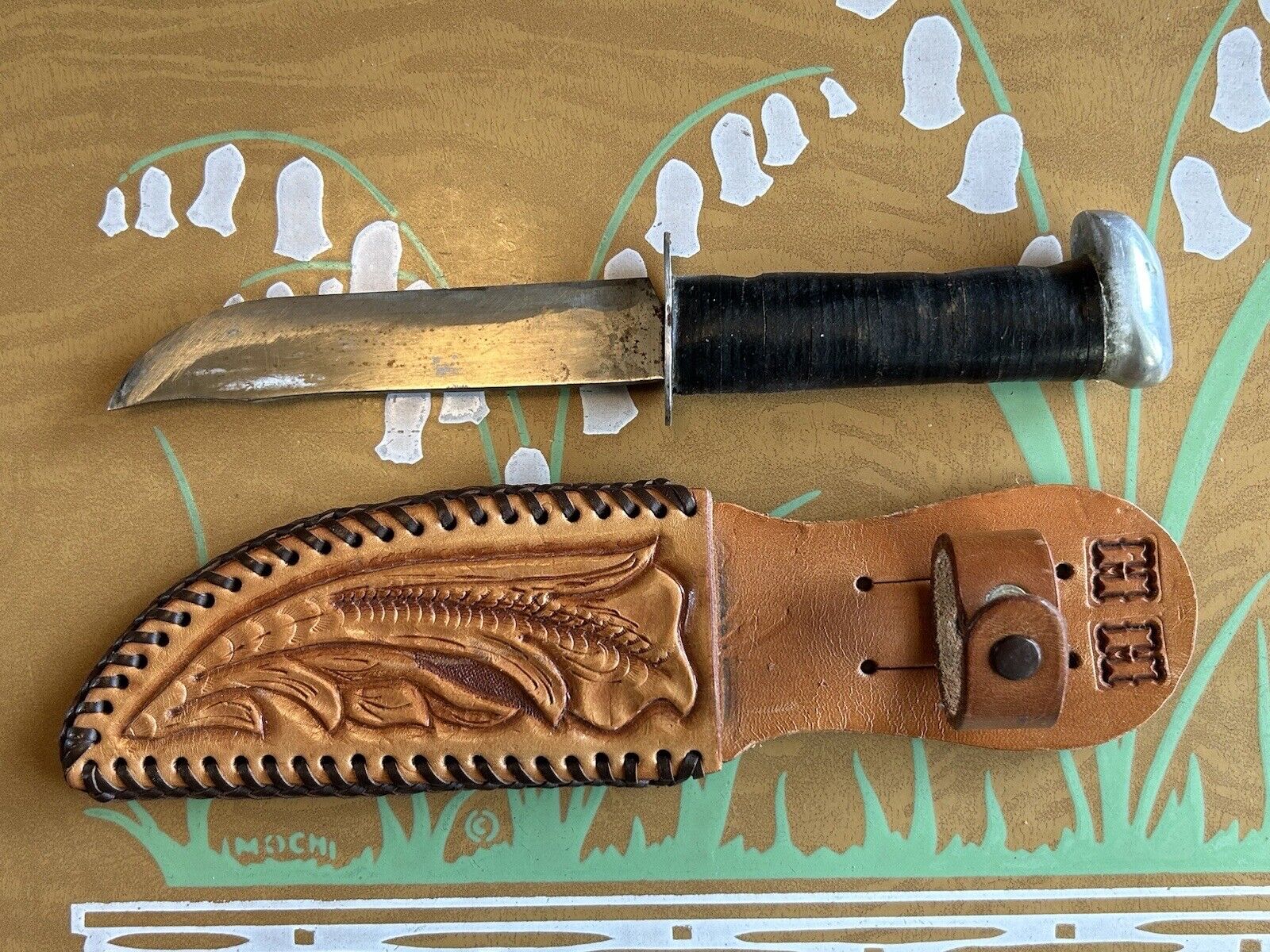 Vintage H H Sheath Knife