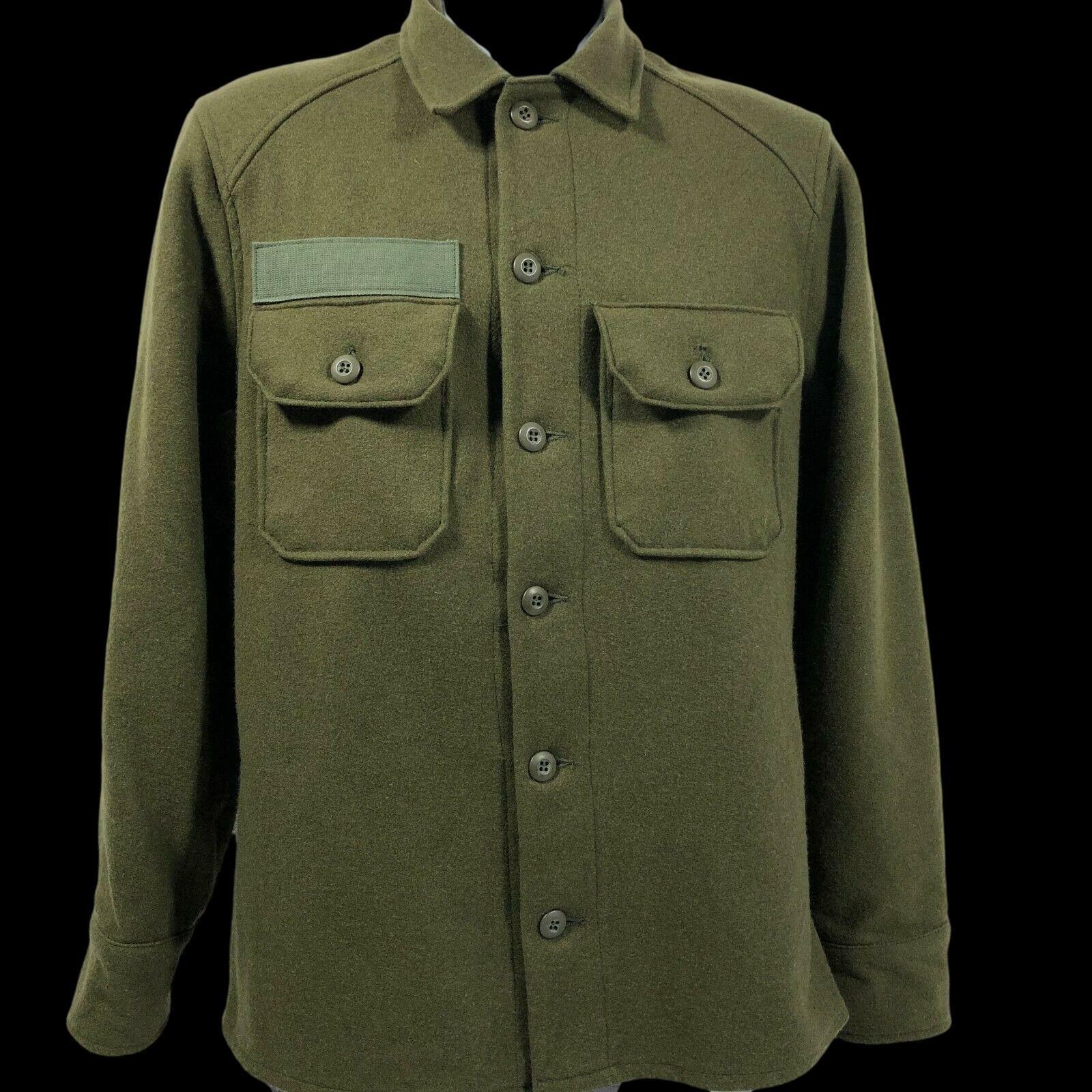 U.S MILITARY WOOL SHIRT ARMY COLD WEATHER SIZE X-SMALL NEW 1977 VINTAGE
