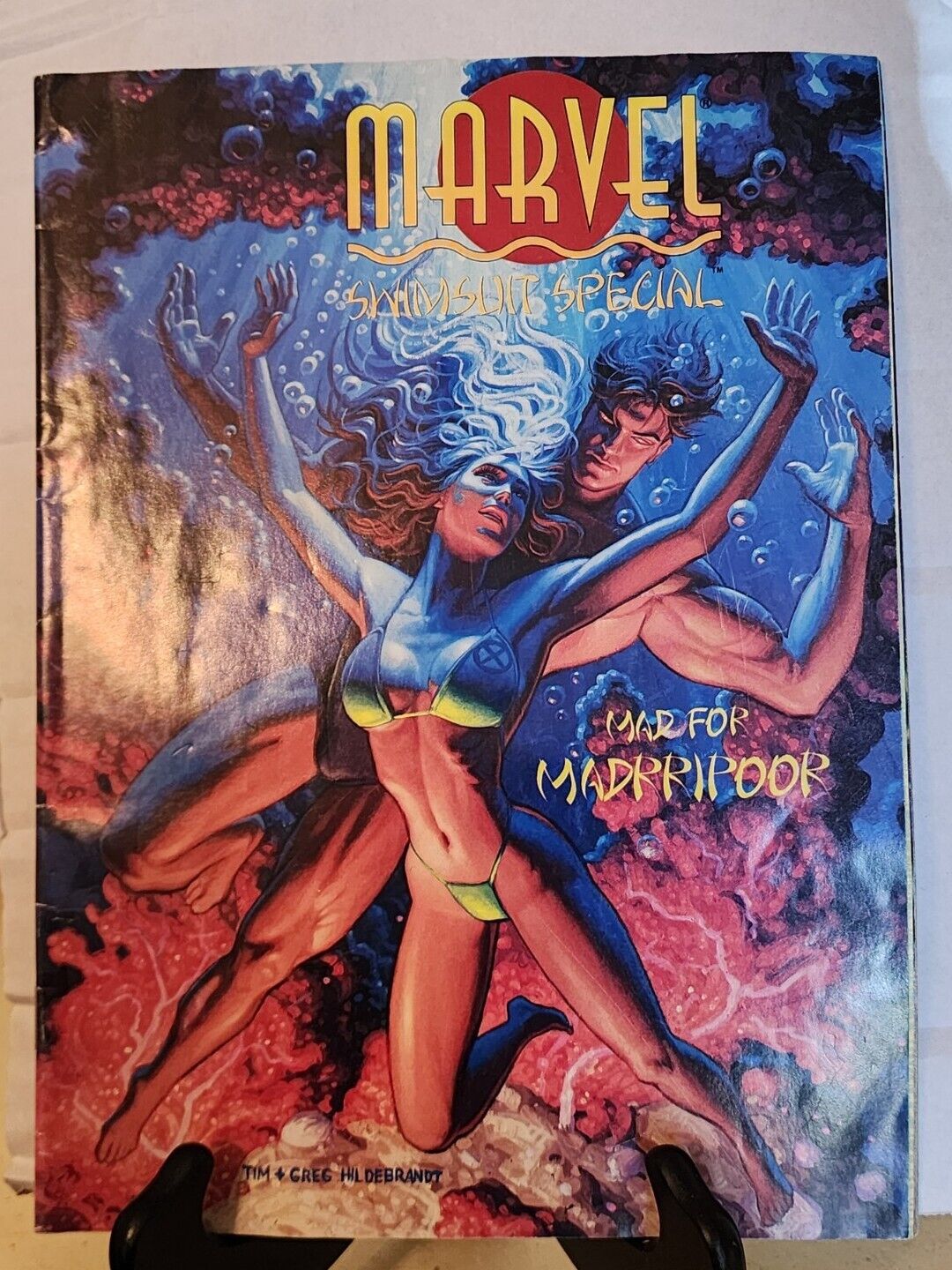 MARVEL SWIMSUIT SPECIAL Issue #4, Mad for Madrripoor 1995 Hildebrandt Cover