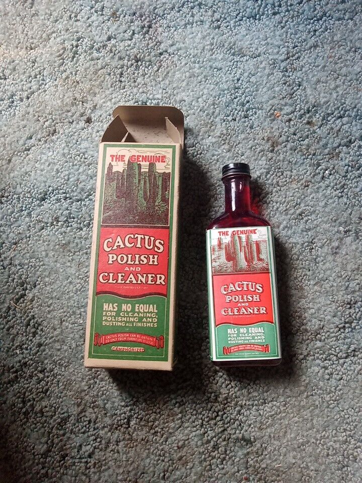 Vintage Cactus Polish And Cleaner