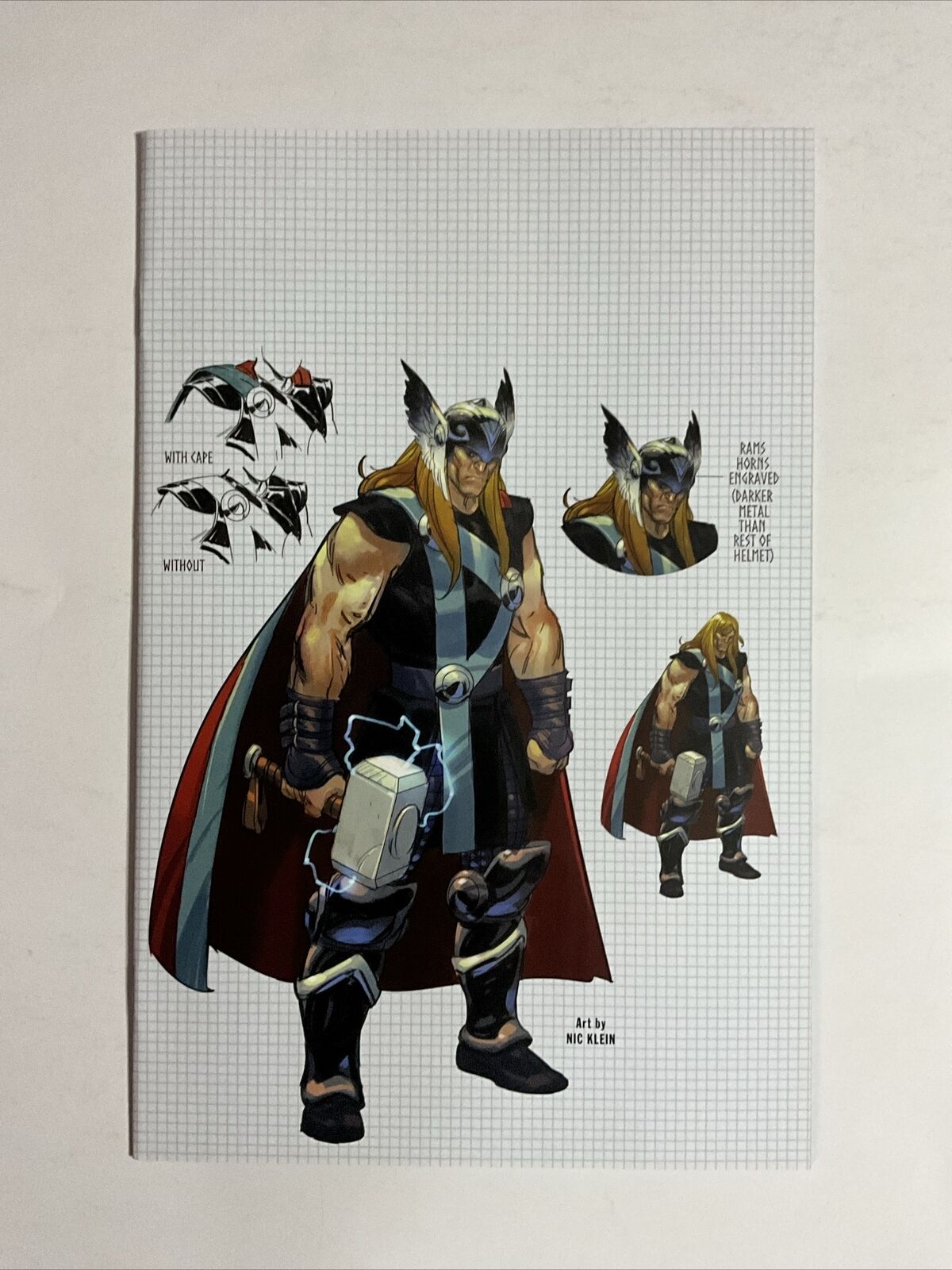 Thor #3 (2020) 9.4 NM Marvel 3rd Print Virgin Variant Cover Design Unknown Cover