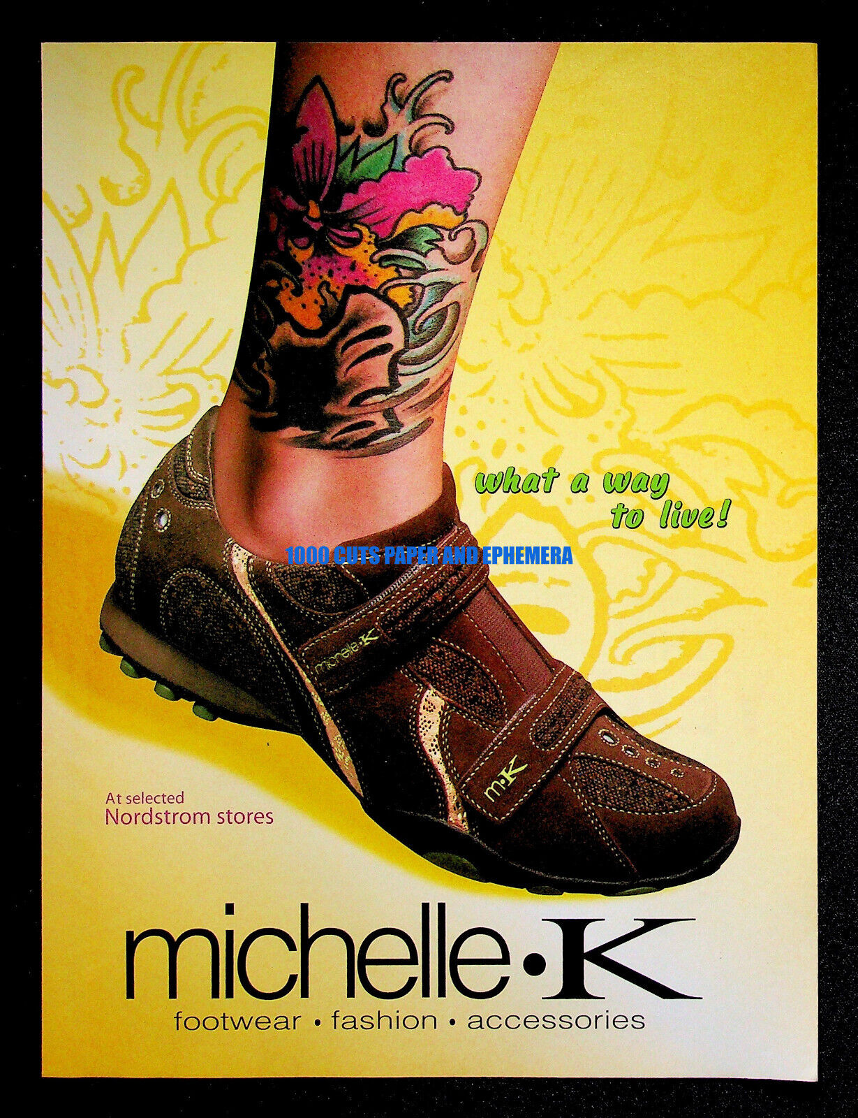 Michelle K Footwear Shoes 2005 Trade Print Magazine Ad Poster ADVERT