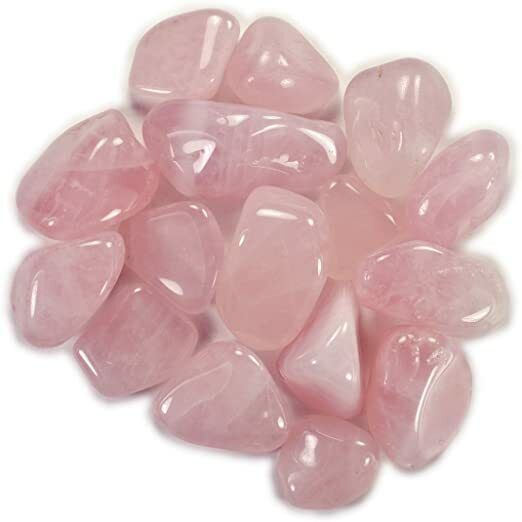 1/4 lb Tumbled Pink Rose Quartz Gemstones Crystals Rocks Bulk Gems 