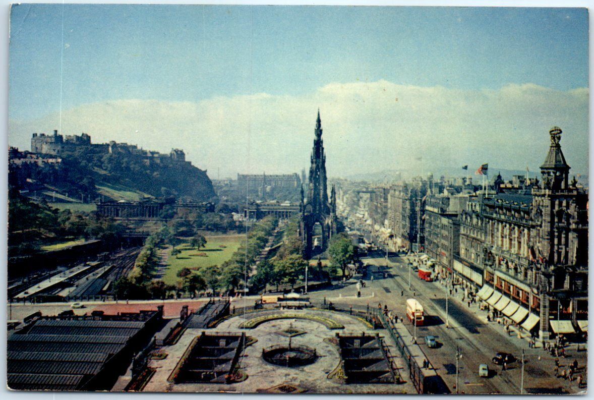 A general view of the city, looking west along Princes Street - Scotland
