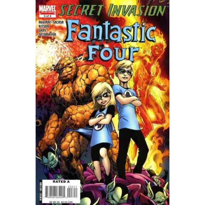 Secret Invasion: Fantastic Four #3 in Near Mint condition. Marvel comics [a\