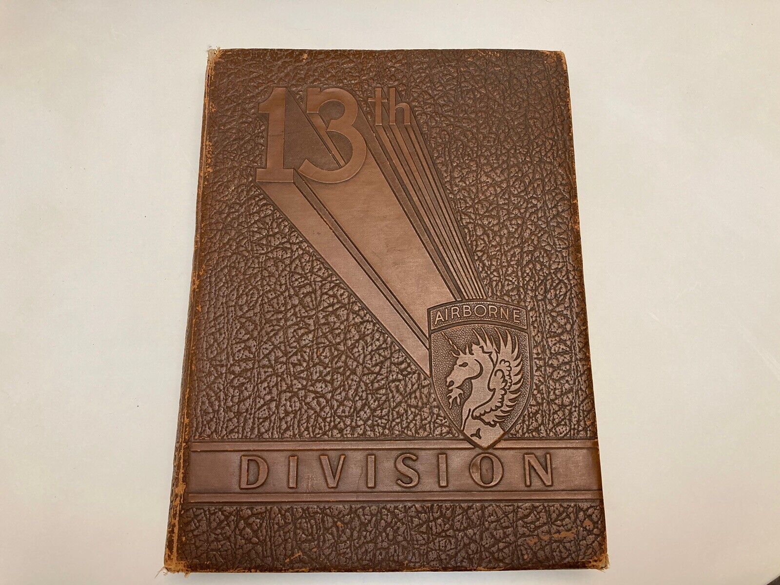 Rare WW2 Era 13th Airborne Unit History Book 517th PIR WWII Paratrooper US Army