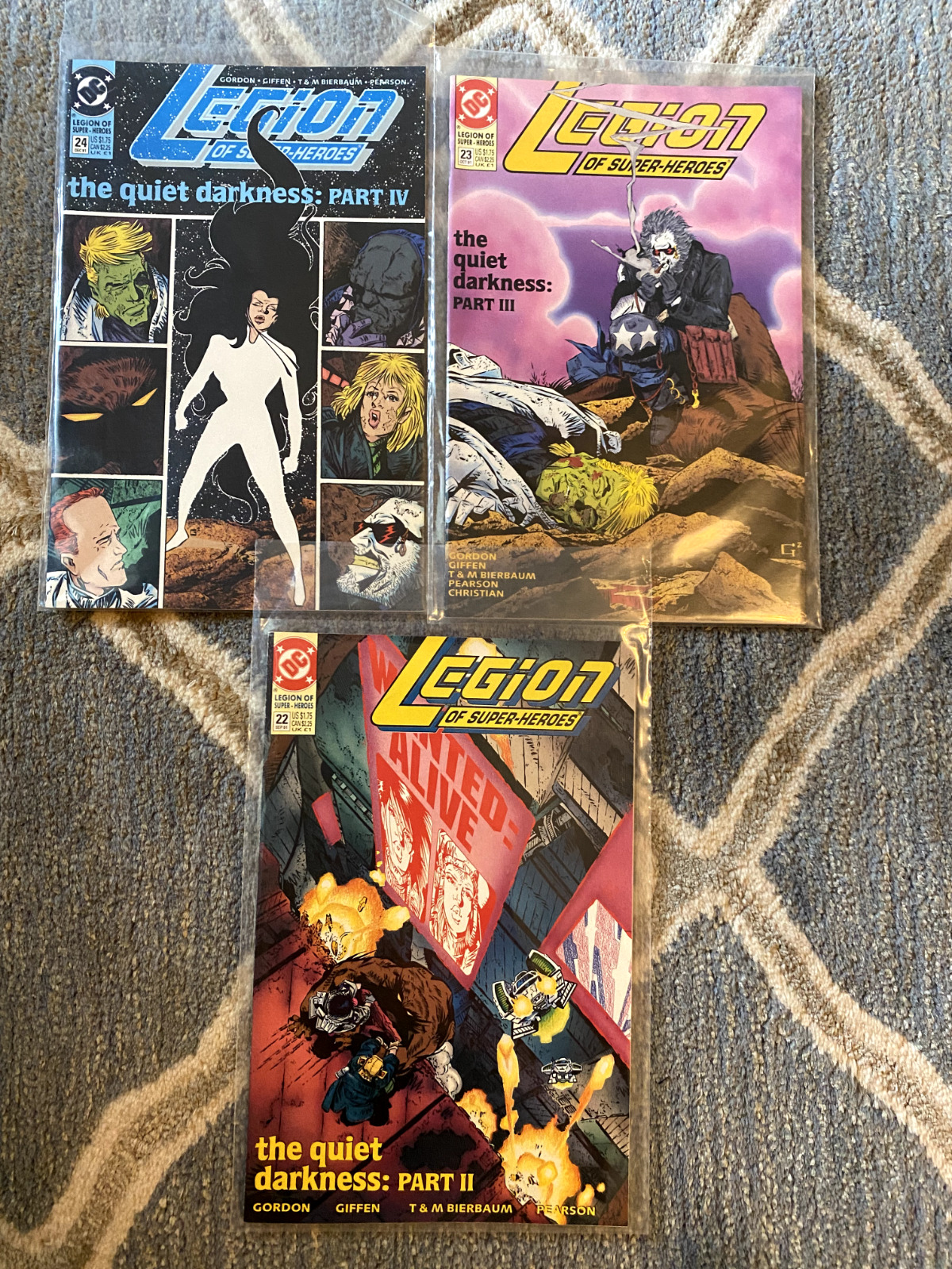 Legion of Super-Hero\'s Issues 22, 23, and 24 - DC Comics - 1991