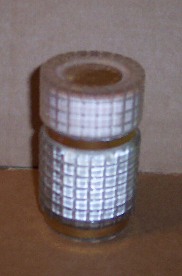 Vintage Old Avon Charisma Powder Sachet 1.25 oz Glass Jar Full