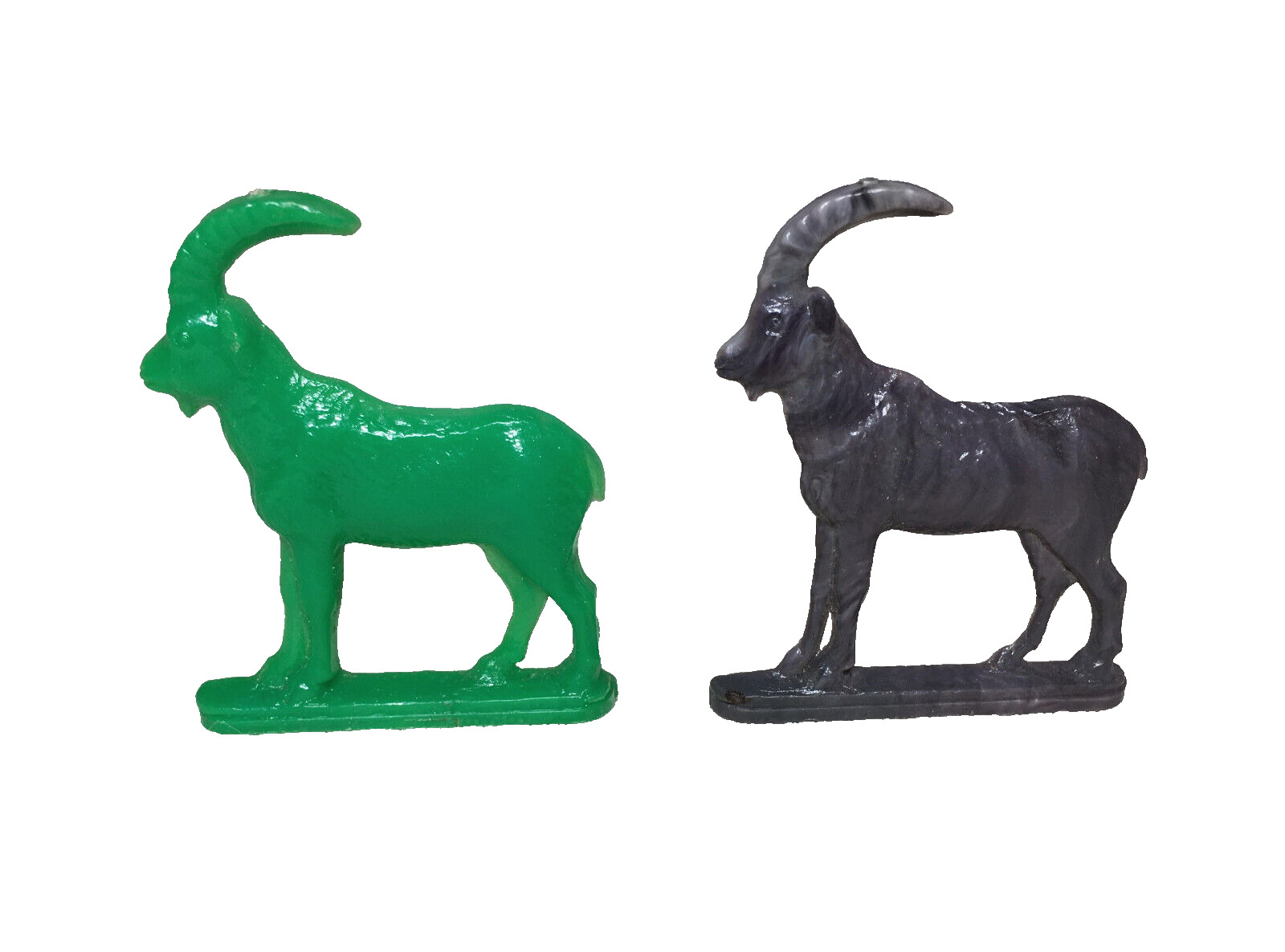 1950s Vintage Cracker Jack Prize Toy Ibex Mountain Goat Stand Up Lot of 2