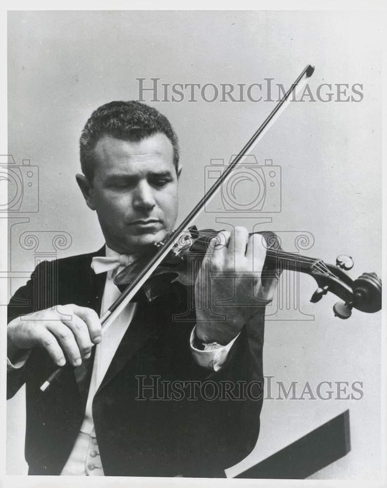 1970 Press Photo Joseph Schor, concertmaster of Denver Symphony Orchestra