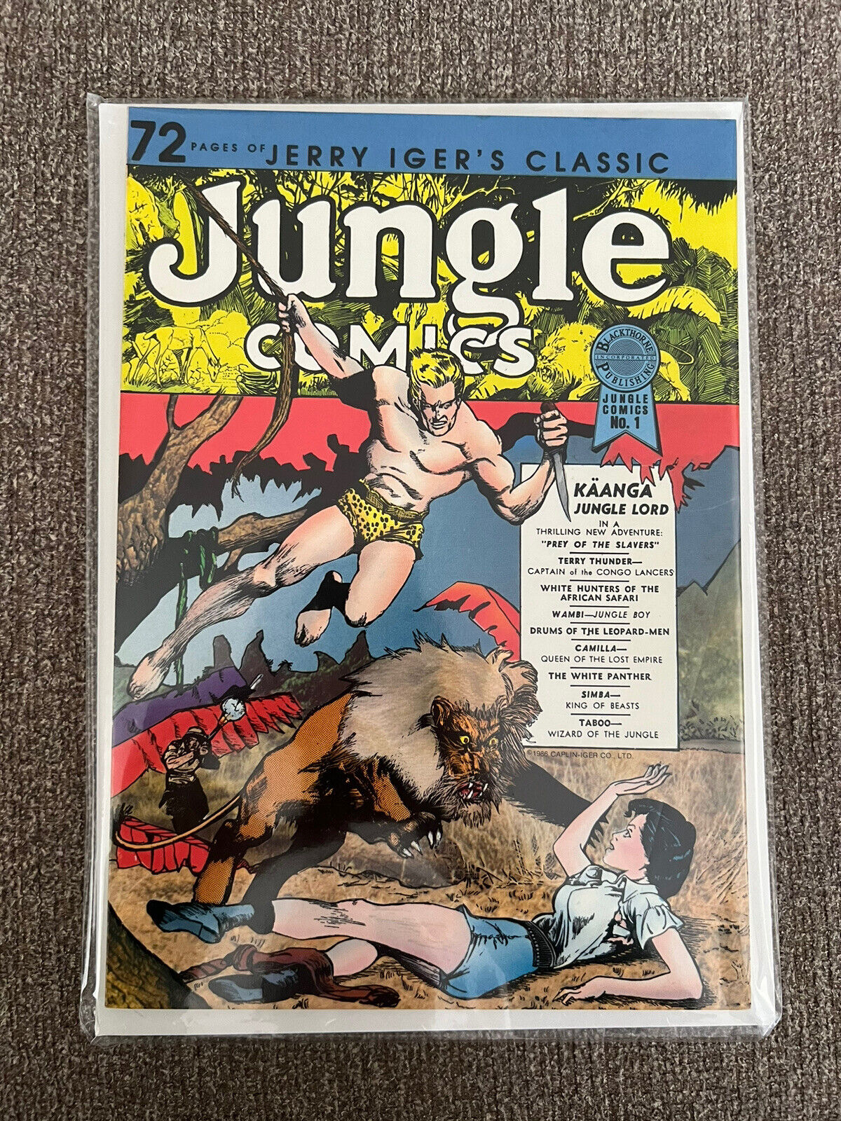 Jerry Iger’s Classic - Jungle Comics #1 VG JP