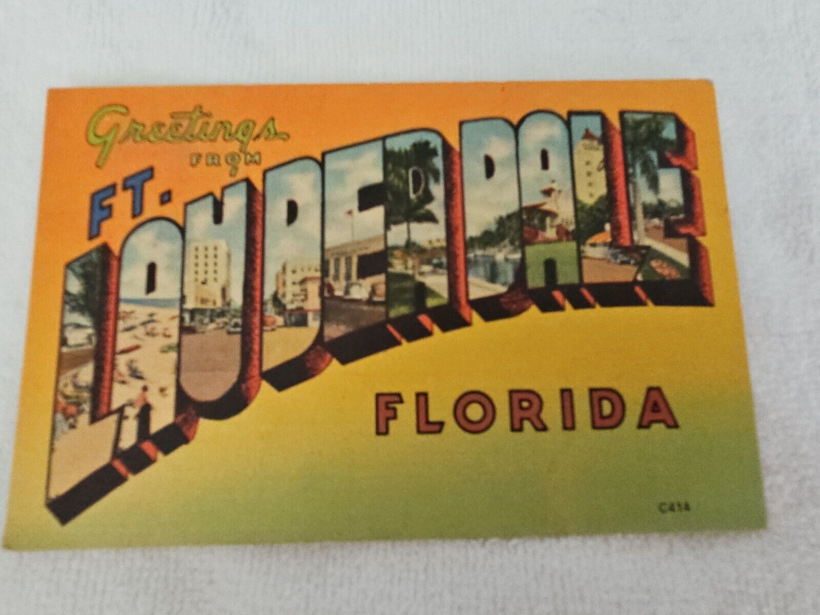12 vintage florida postcards lot
