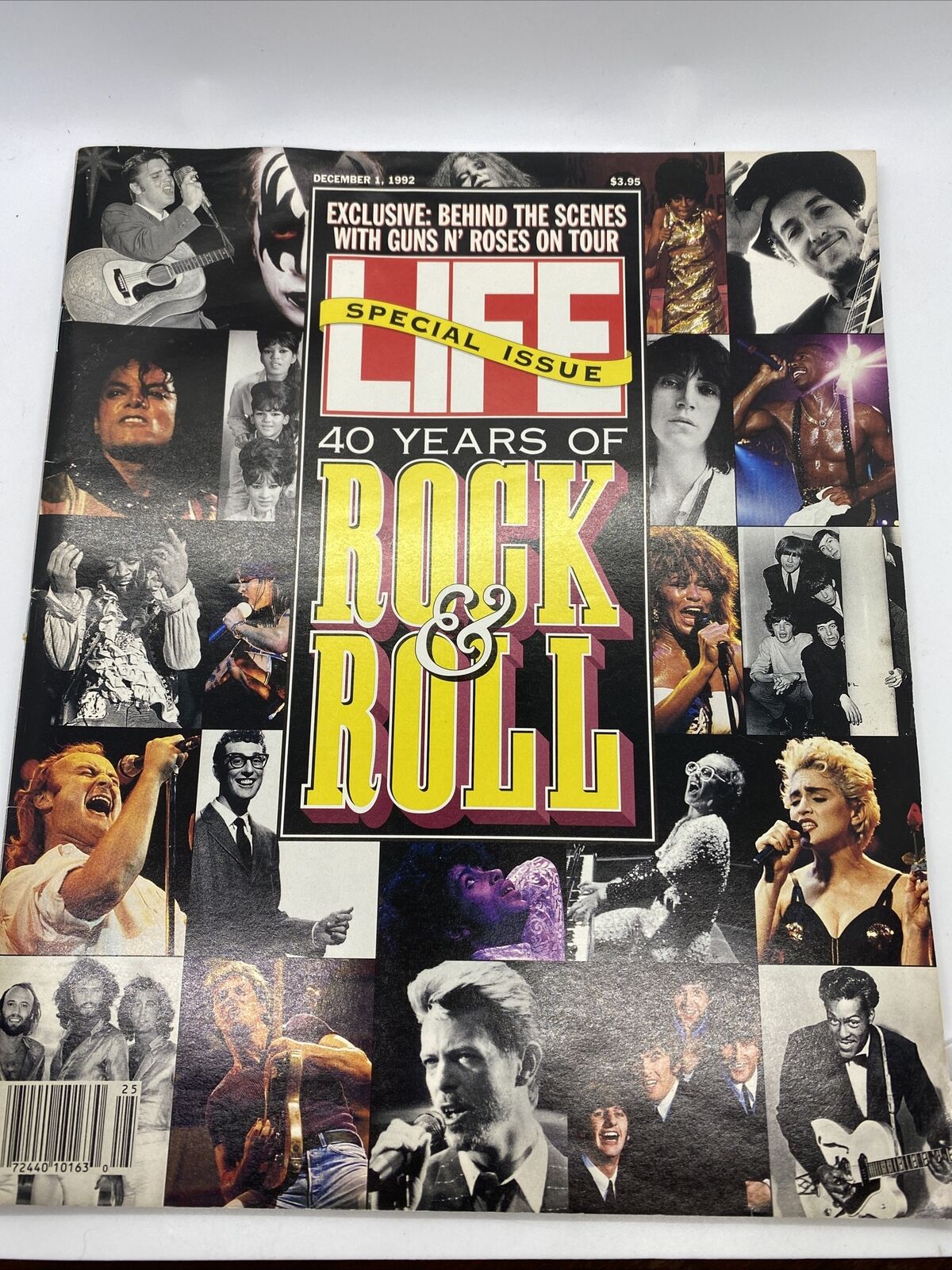LIFE MAG. SPECIAL EDITION DEC. 1, 1992: 40 YEARS OF ROCK AND ROLL