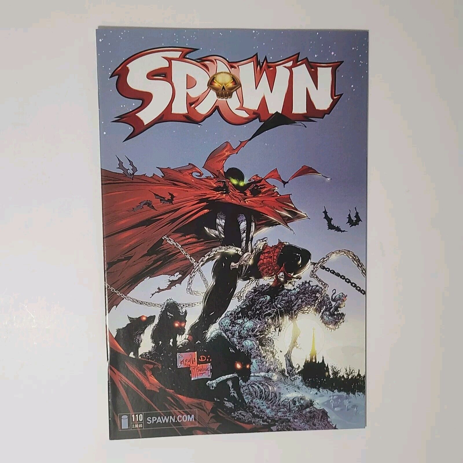 Spawn #110, VF (Image, 2001) Capullo Cover, McFarlane, Lower Print Run