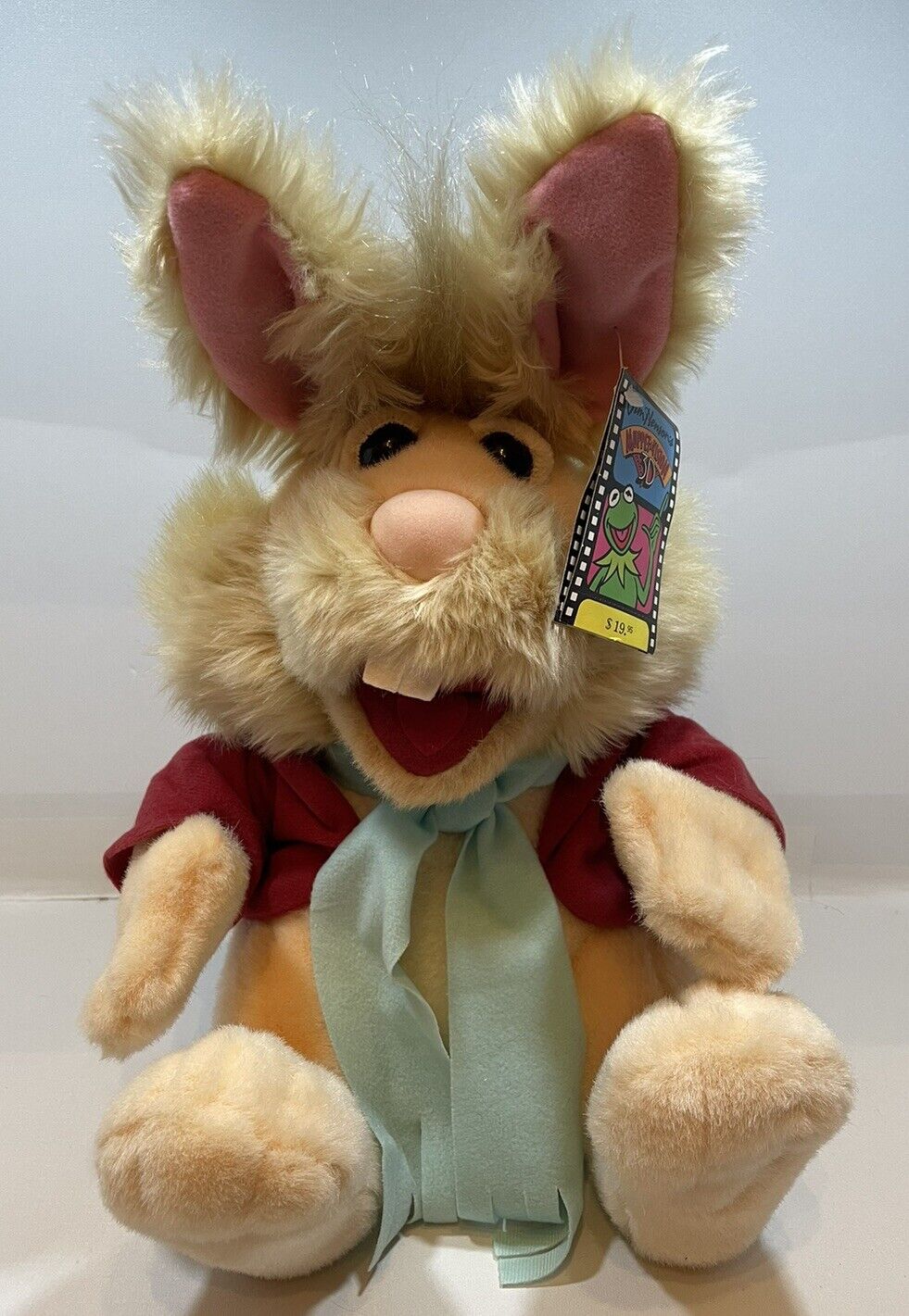 Jim Henson\'s Muppet Vision 3D Vintage Bean Bunny Plush - NEW WITH TAGS