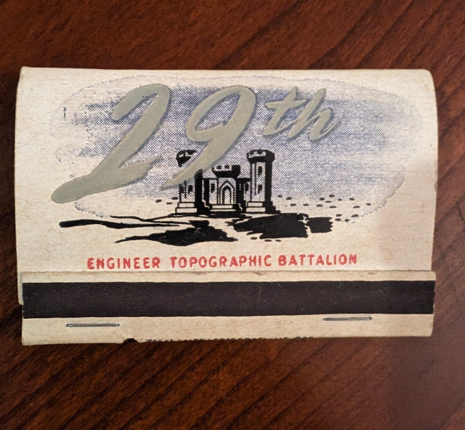 Vintage Double Matchbook U. S. Army,  29th Engineer Topographic Battalion