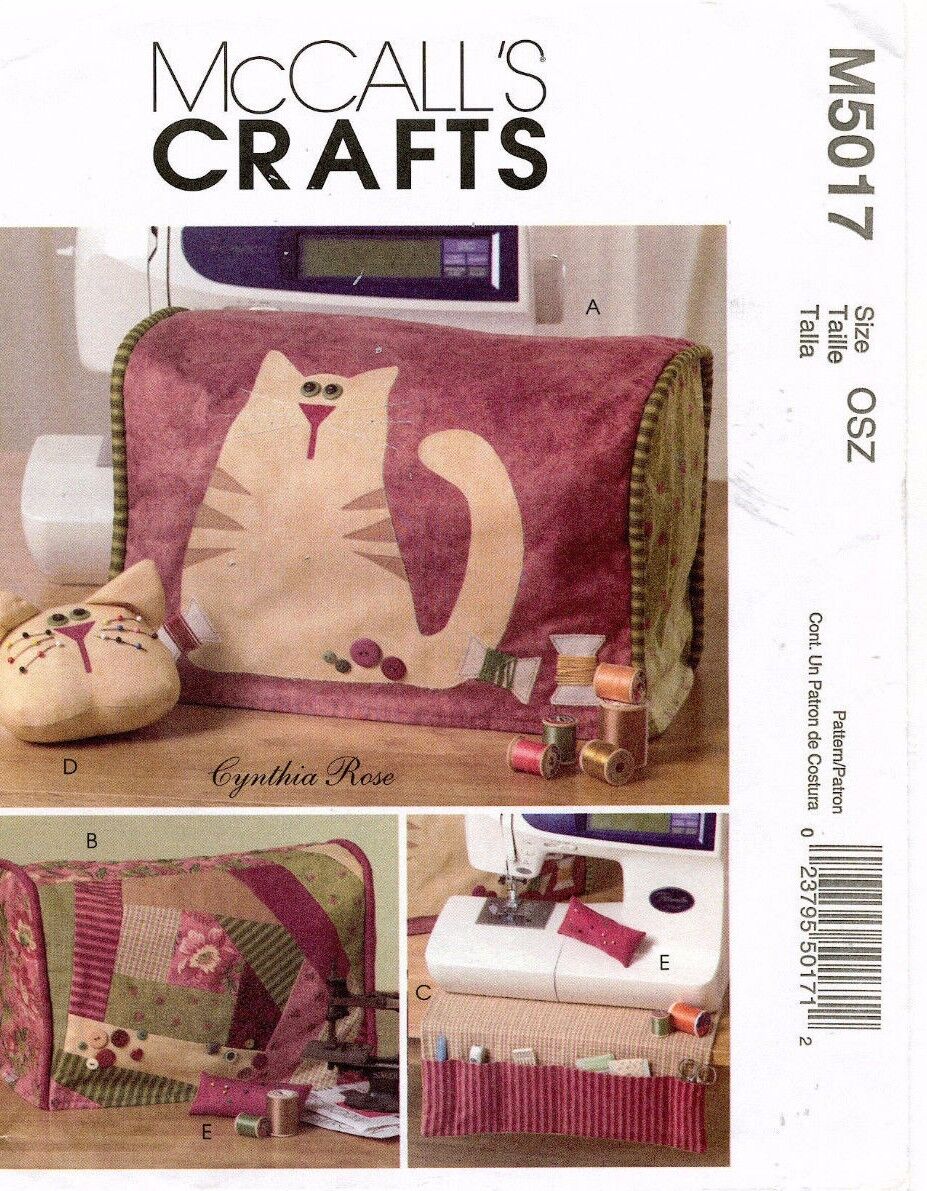 McCall's Sewing Machine Cover and Accessories Pattern M5017 UNCUT