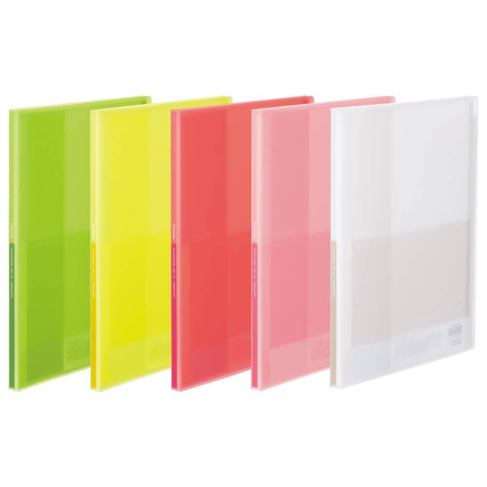 Kokuyo File Clear Book Glassel Fixed Type 5-Pack A4 20 Sheets