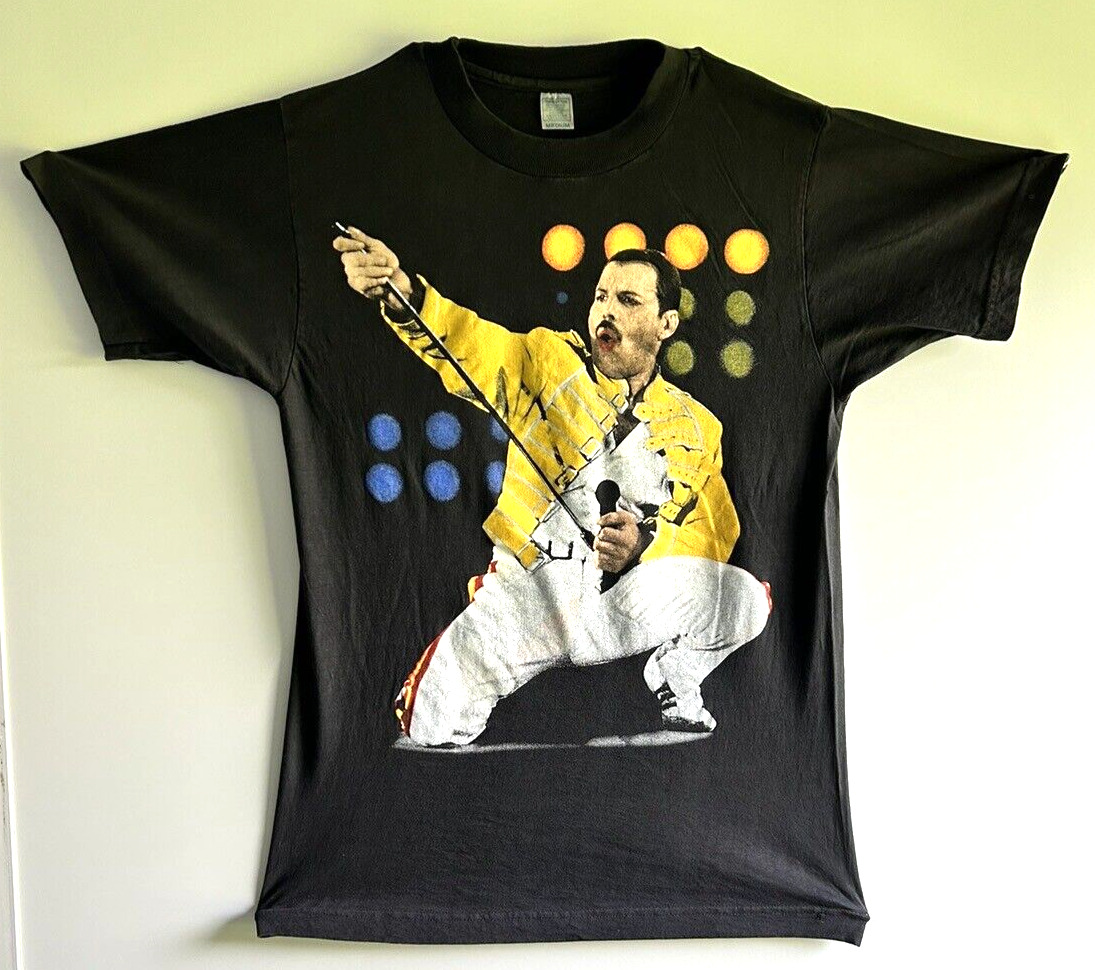 Queen Freddie Mercury Shirt Official International Fan Club Freddie Tribute 1992