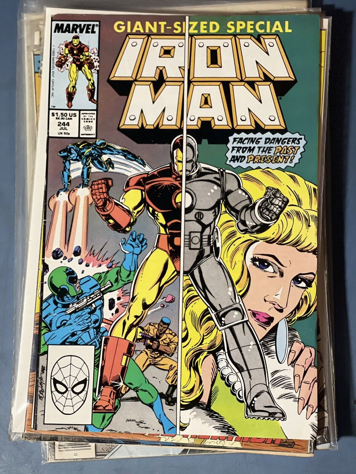 Iron Man #244 1989 Marvel Comics Comic Book 
