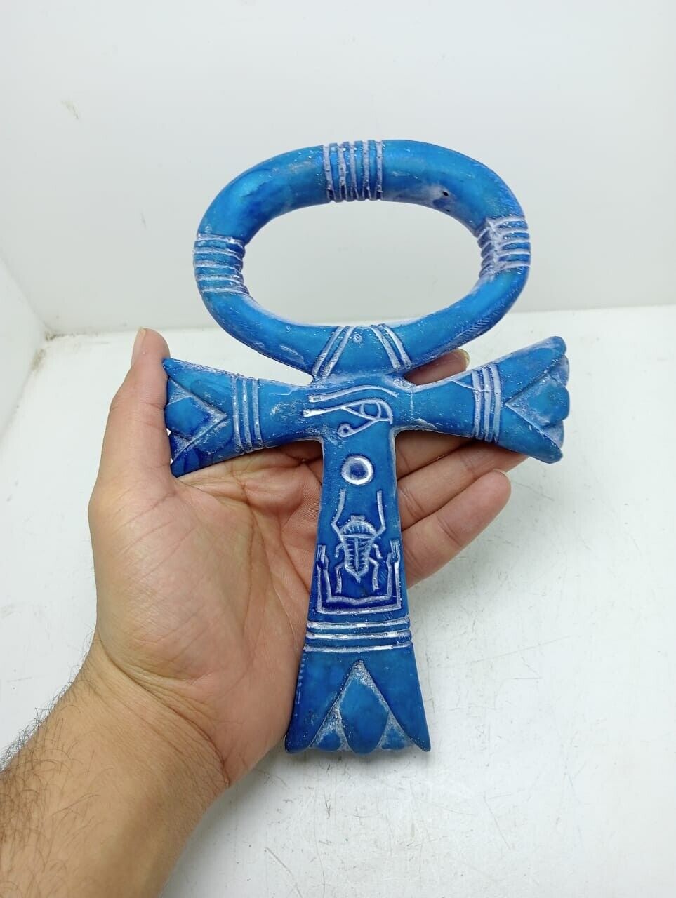 Antique Egyptian ANKH of Ancient Pharaonic Statue old Egyptian Unique Rare BC