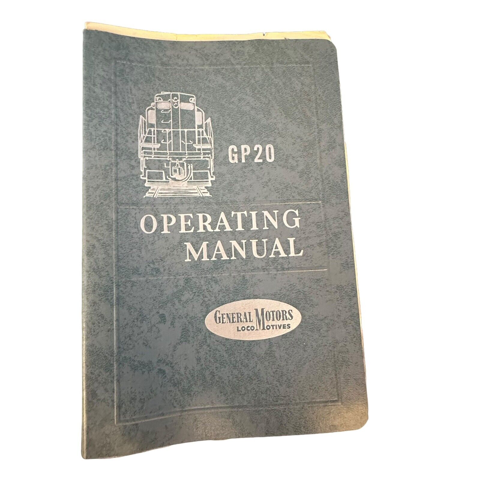 1959 EMD GM Diesel Locomotive Operating Manual For 2000 HP Model GP20 Turbo