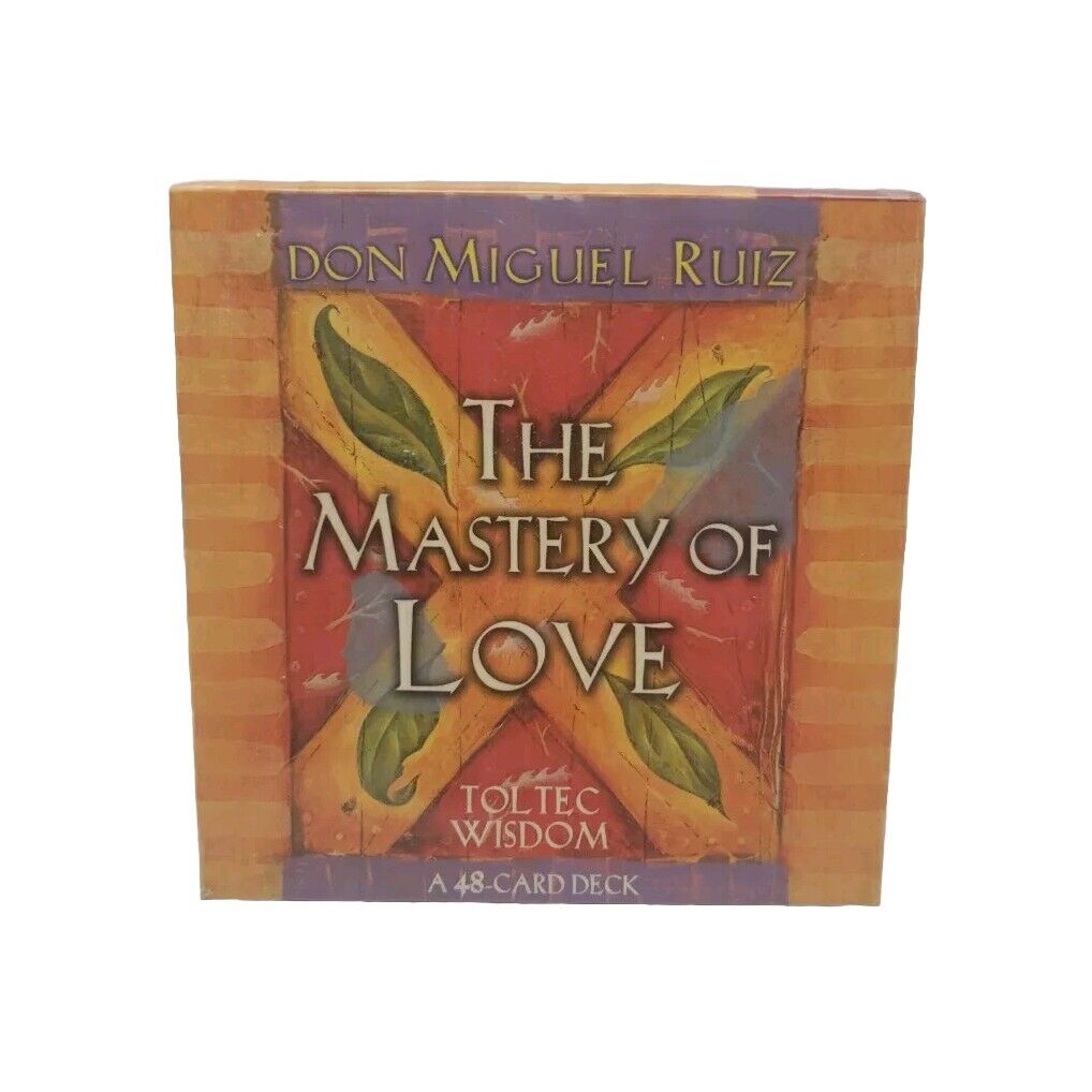 The Mastery Of Love Don Miguel Ruiz Toltec Wisdom 48 Card Deck Sealed Complete