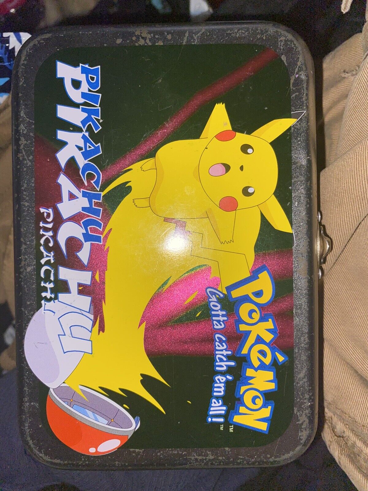 1996 Pikachu Lunch Box