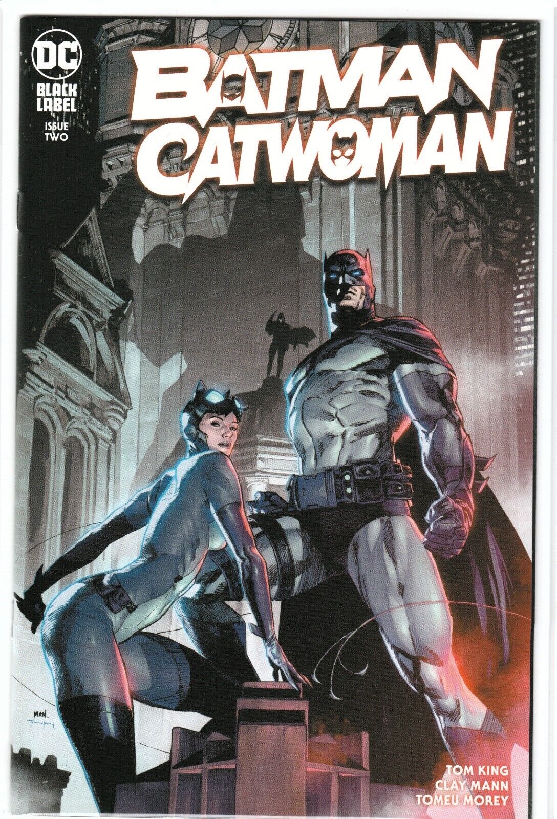 BATMAN CATWOMAN #2 (2021 DC) CLAY MANN SPOT VARNISH CARDSTOCK VARIANT ~UNREAD NM