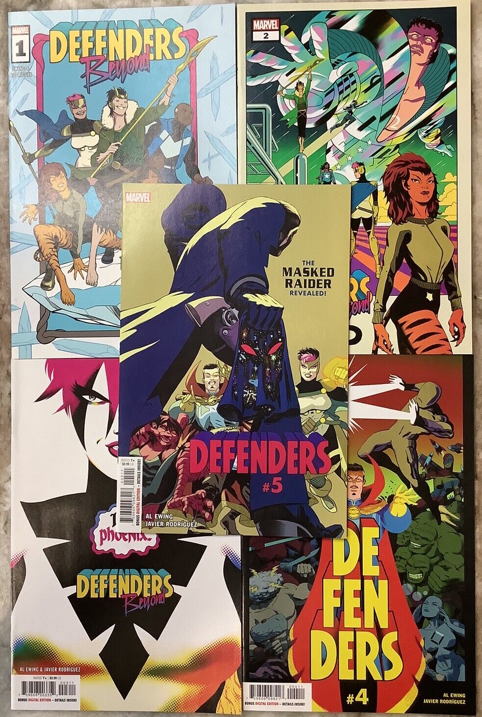 Defenders Beyond 1-5 Marvel 2022 Comic Books