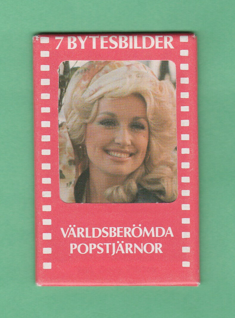 DOLLY PARTON 1978 SWEDISH SAMLARSAKER #166 ROOKIE CARD in Unopened Pack Mint