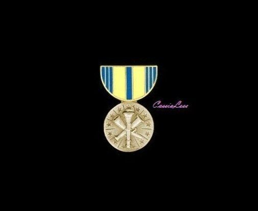 USAF Armed Forces Reserve Medal + a custom promo pin 