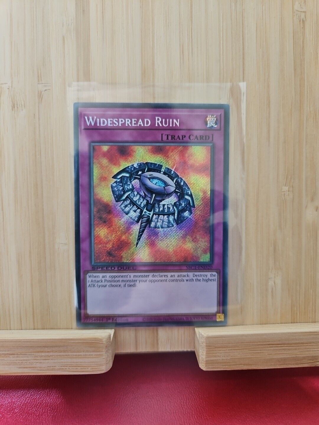 Yu-Gi-Oh Widespread Ruin (Secret Rare) SBC1-END20 Speed Duel 1st Edition NM