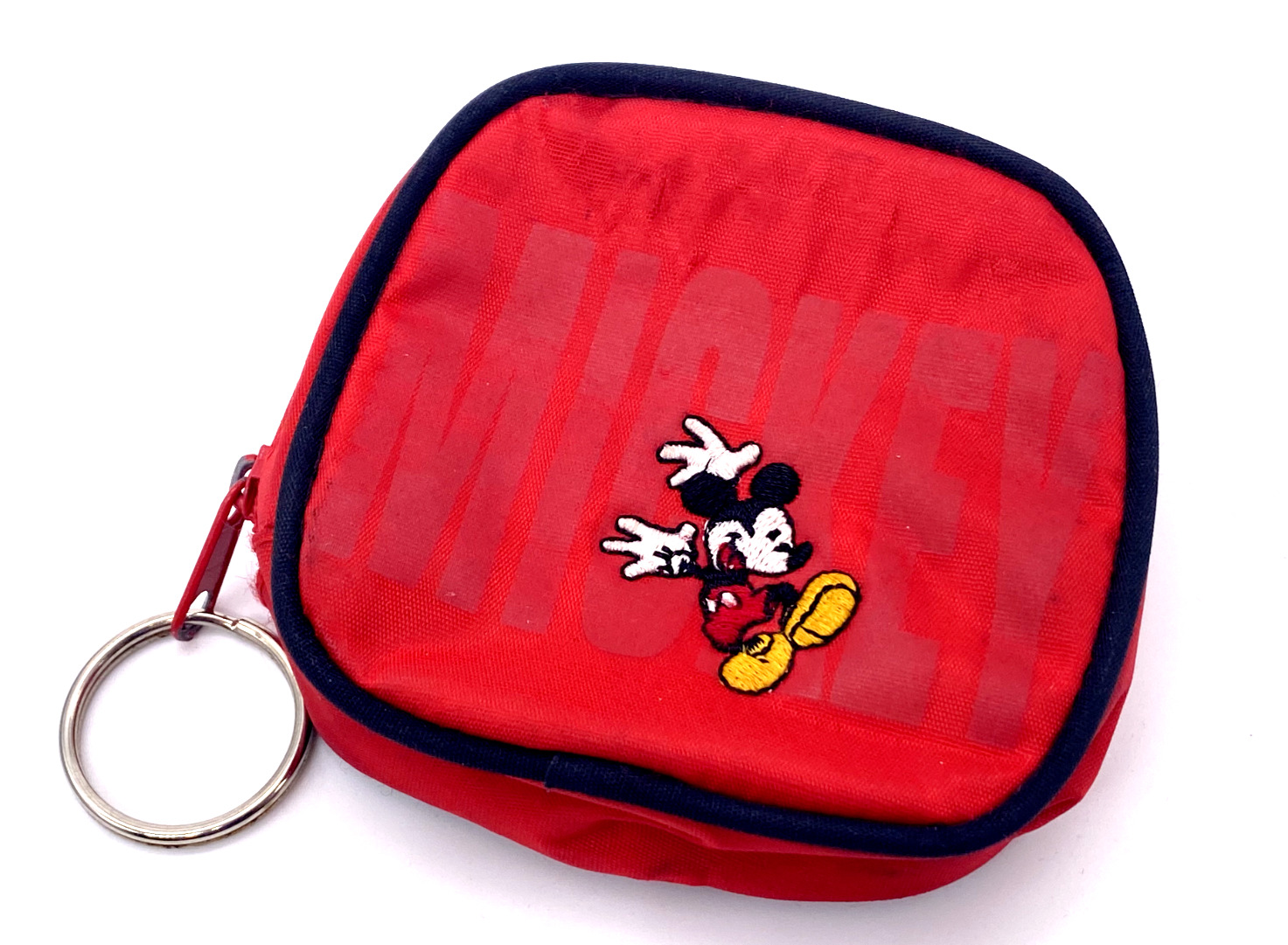 VTG Walt Disney Mickey Mouse Mickey Unlimited Zippered Change Coin Purse Pouch