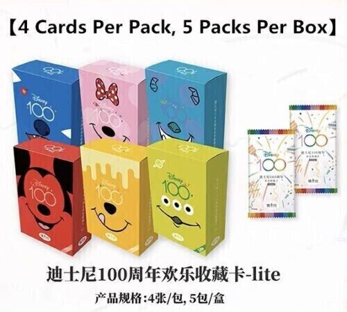 Card.Fun x Disney 100 Anniversary Joyful Trading Card - Lite Sealed Box