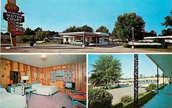 TN, Clarksville, Tennessee, A & W Motel, Multi View, Dexter Press 68557-B