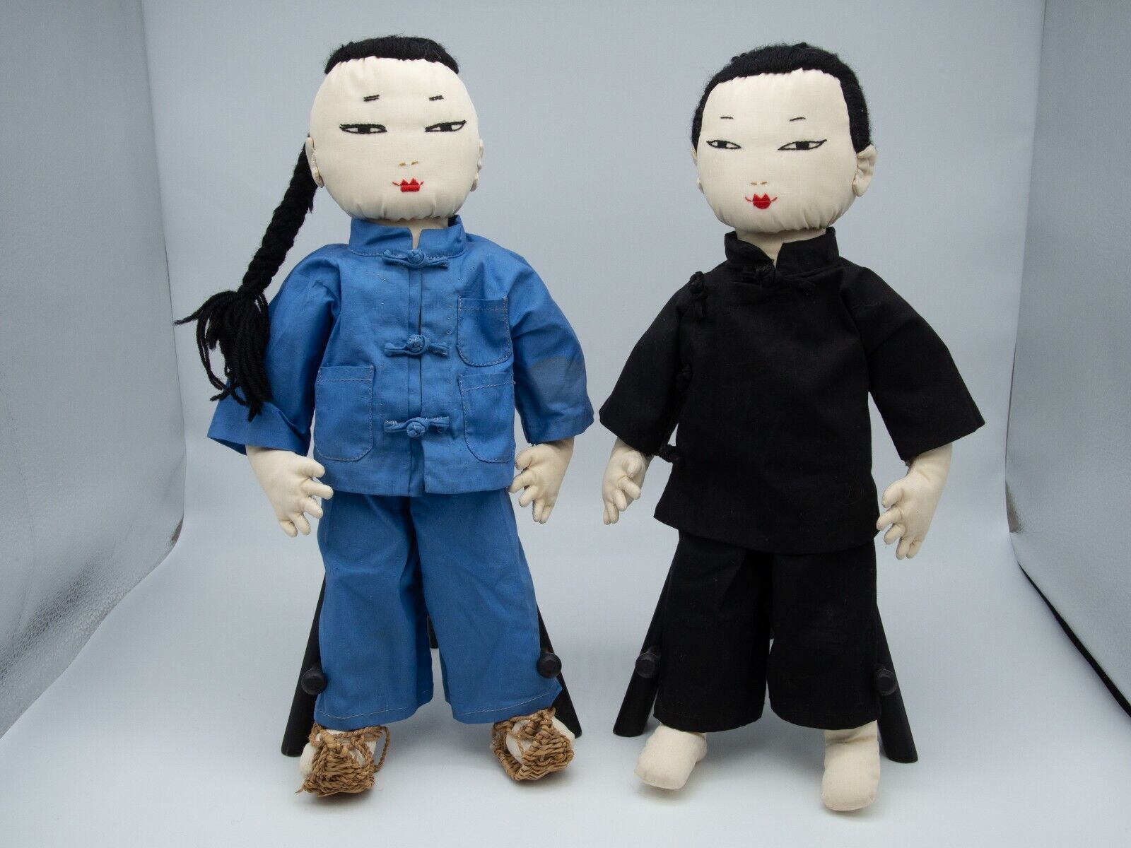 Rare Japanese ADA LUM Dolls Lot of 2 VTG