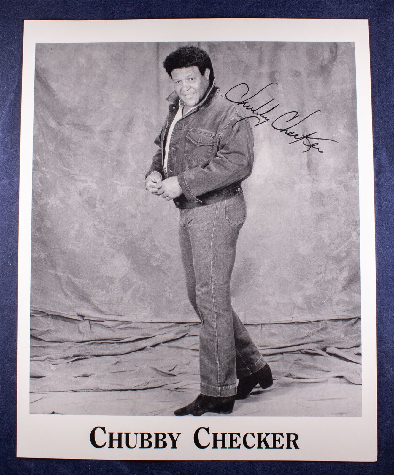 Chubby Checker 8x10 Autographed Photo American Rock N Roll Singer and Dancer