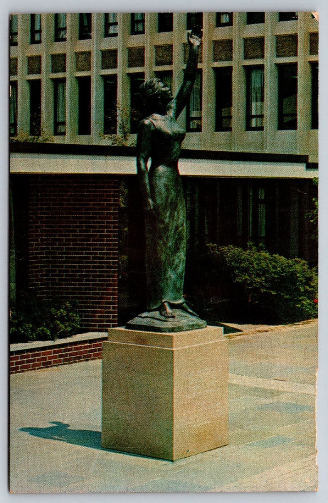 Hampstead New York NY Town Hall Plaza New Horizons Statue John Terken Sculptor