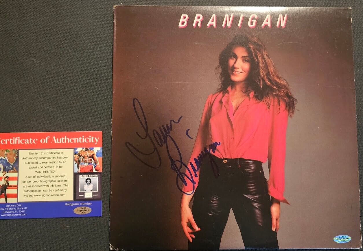Laura Branigan  Signed Autographed Branigan LP Vinyl  Certified COA