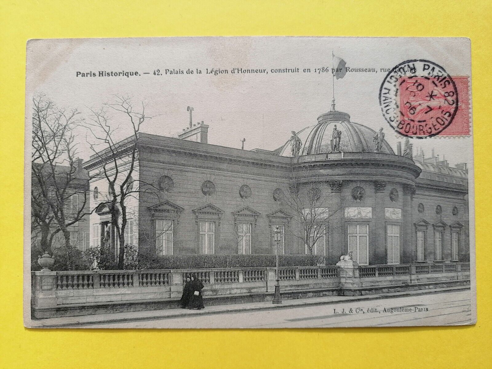 CPA PARIS HISTORICAL Rue de LILLE Palais de la LEGION D'HONNEUR 1786
