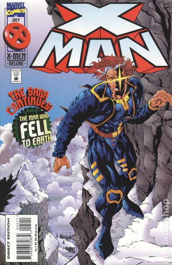 X-Man #5 NM 1995 Stock Image