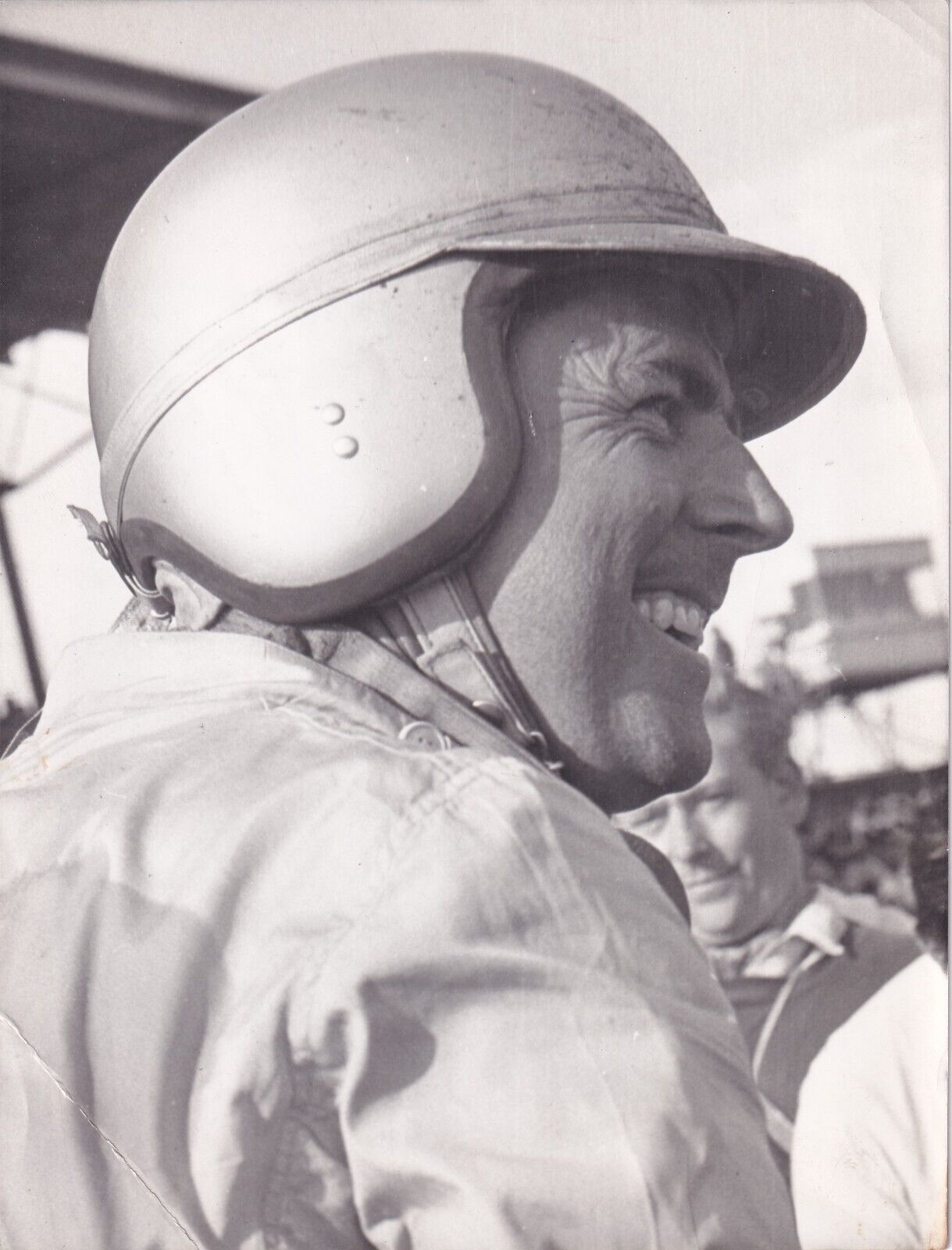JACK BRABHAM TO COMPLETE EASTER MONDAY, GOODWOOD APRIL 1st., 1966 PERIOD PHOTO.
