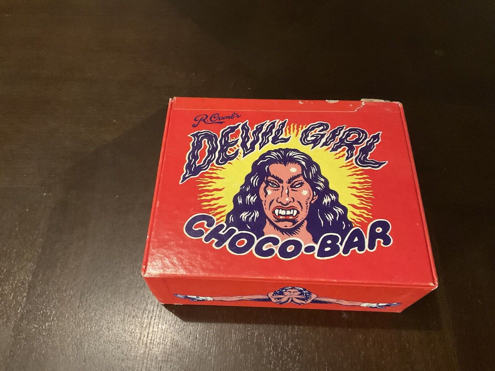 R. CRUMB\'S: DEVIL GIRL CHOCO-BAR BOX (1994)1st by R CRUMB Extremely rare