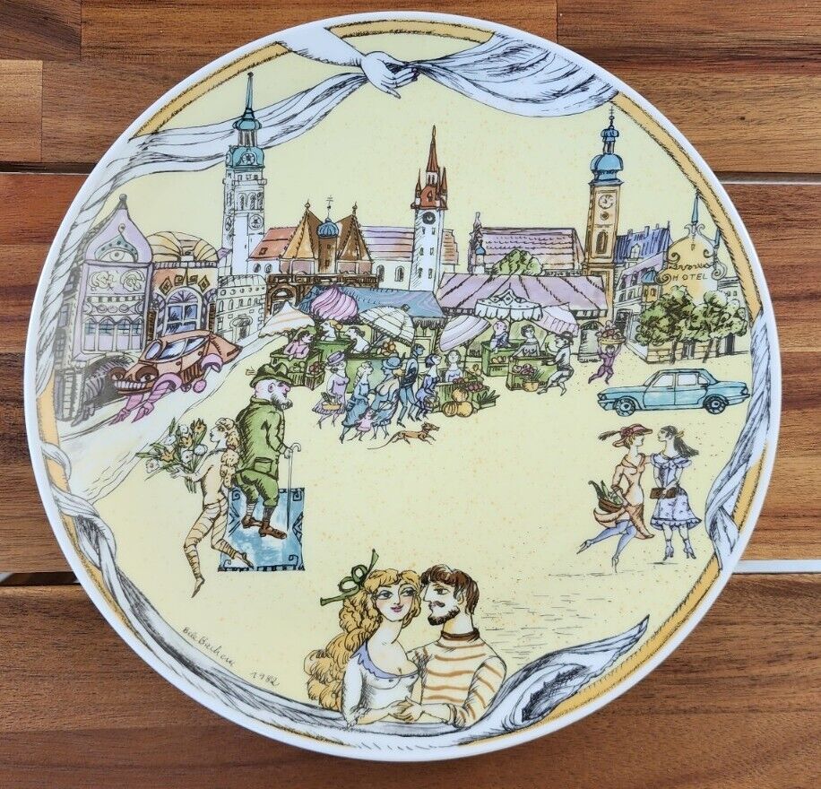 BMW Rosenthal Collectors Plate, Limited (470 of 620) Nr. 5 Bele Bachem 1982